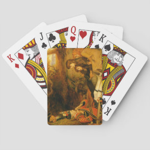 Der Pfeifer (von John Everett Millais) Spielkarten