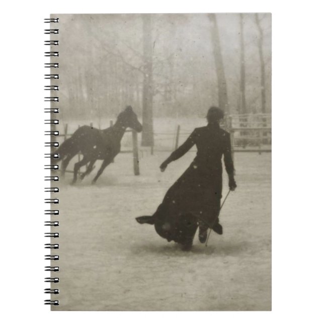 Der Pferdetrainer von Felix Thiollier 1899 Notizblock (Vorderseite)