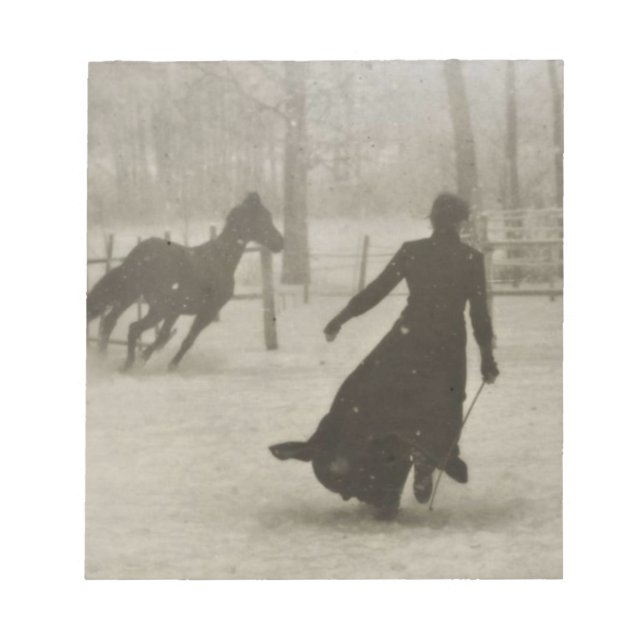 Der Pferdetrainer von Felix Thiollier 1899 Notizblock (Vorderseite)