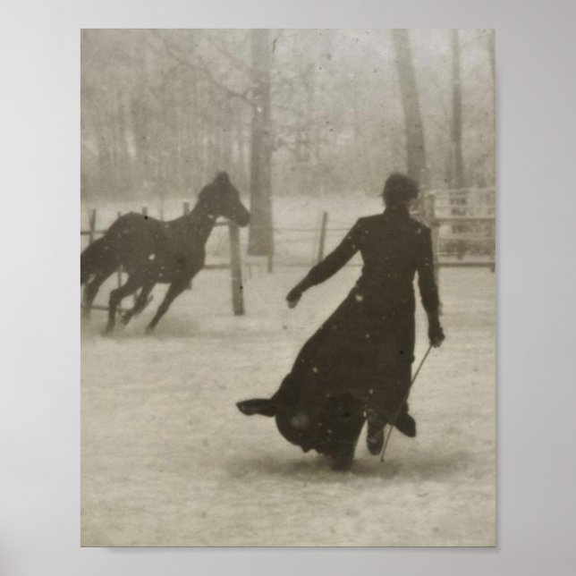 Der Pferdetrainer von Felix Thiollier 1899 Poster (Vorne)