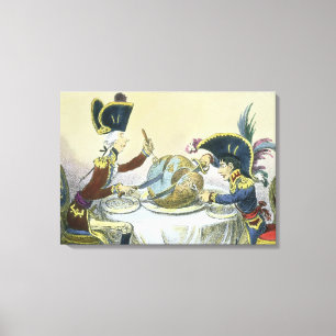 Der Pflaumenpudding in Gefahr, 1805 Leinwanddruck