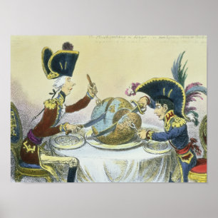 Der Pflaumenpudding in Gefahr, 1805 Poster