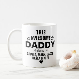 Der Phantastische Daddy-Vater gehört dem Kindesnam Kaffeetasse