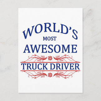 Der Phantastischste Lkw-Fahrer der Welt Postkarte
