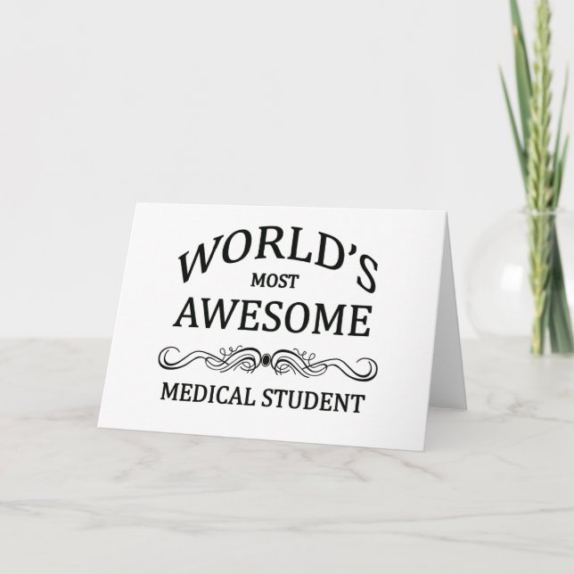 Der Phantastischste Medizinstudenten der Welt Karte (Vorderseite)