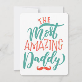 Der Phantastischste Papa Feiertagskarte