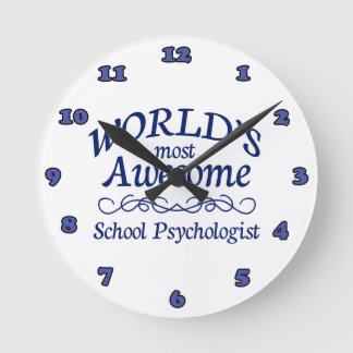 Der Phantastischste Psychologe der Welt Runde Wanduhr