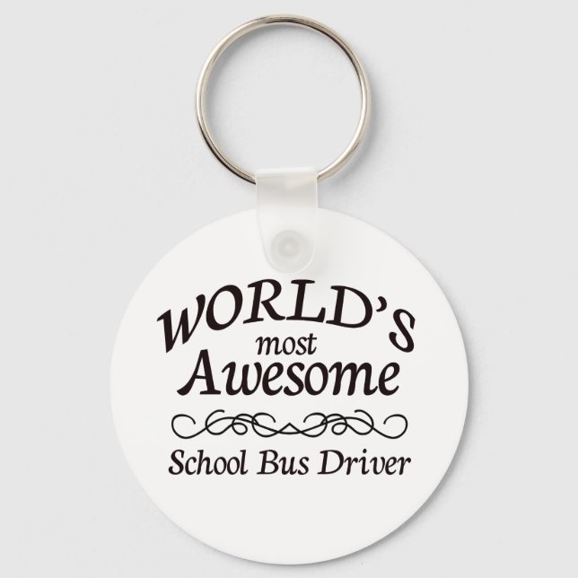 Der Phantastischste Schulbusfahrer der Welt Schlüsselanhänger (Vorderseite)