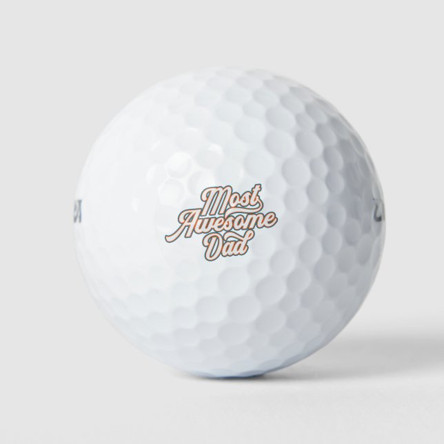 Der Phantastischste Vater Vatertag | Golfplätze Golfball (Vorderseite)