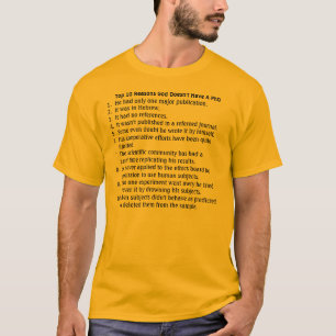 Der PhD des Gottes T-Shirt