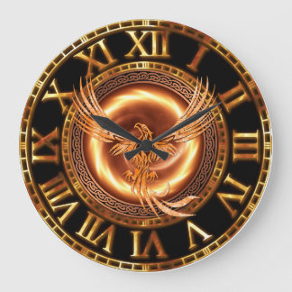 Der Phoenix Große Wanduhr