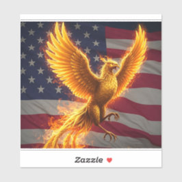 Der Phoenix steigt Aufkleber