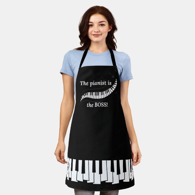 Der Pianist ist der Chef Schürze (Getragen)