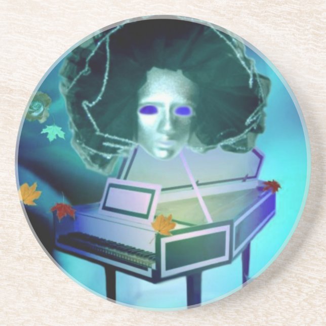 Der Pianist Meringue-Untersetzer Untersetzer (Vorne)