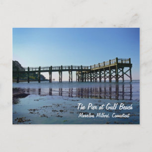 Der Pier am Golf-Strand Postkarte