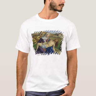 Der Pieta, c.1505 (Öl auf Platte) (Posten restor T-Shirt