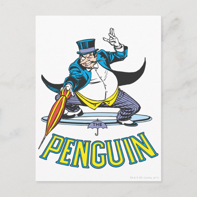 Der Pinguin Postkarte (Vorderseite)