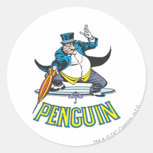 Der Pinguin Runder Aufkleber