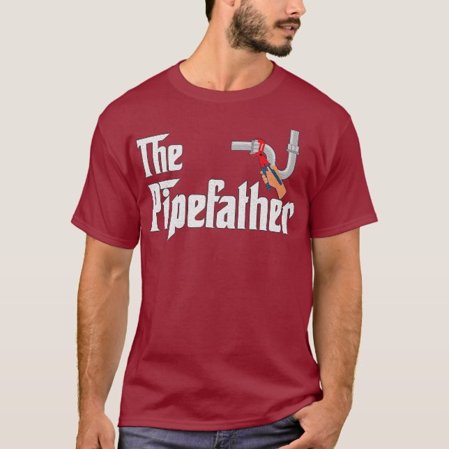Der Pipate Plumber spendet Pipefitter lustig T-Shirt (Vorderseite)