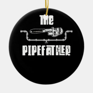 Der Pipater - Funny Plumber Klempbing Keramik Ornament