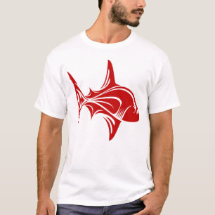 Der piranha-Haifisch T-Shirt