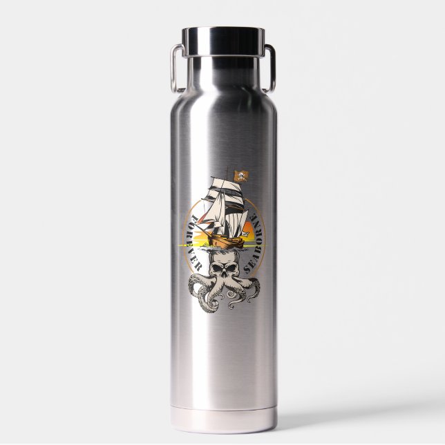 Der Pirat Seaborne | Drüse Kupfer-Vakuum Trinkflasche (Vorne)