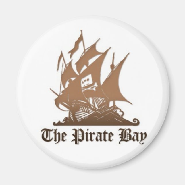 Der Pirate Bay Magnet-Kühlschrank Magnet (Vorne)