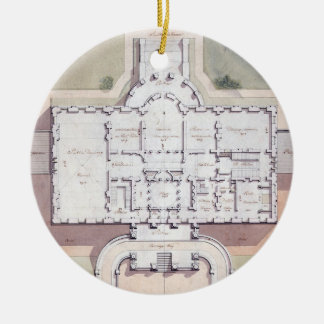 Der Plan des Präsidenten des Weißen Hauses Washing Keramik Ornament