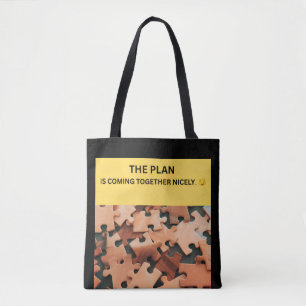 DER PLAN NIMMT LANGSAM FORM AN. 😏 TASCHE