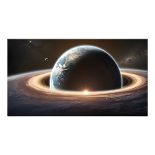 Der Planet Erde aus dem All Fotodruck