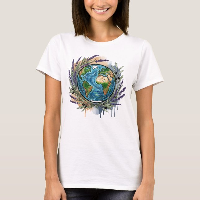 Der Planet Erde der Natur T-Shirt (Vorderseite)
