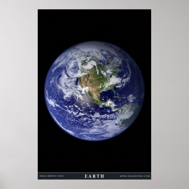Der Planet Erde Poster (Vorne)