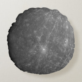 Der Planet Mercury Rundes Kissen