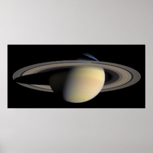 Der Planet Saturn von Cassini Orbiter Poster