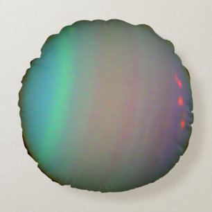 Der Planet Uranus Rundes Kissen