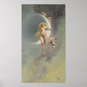 Der Planet Venus von Luis Ricardo Poster