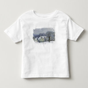 Der Platz du Chenil an Mergelig-Le-ROI, Schnee, Kleinkind T-shirt