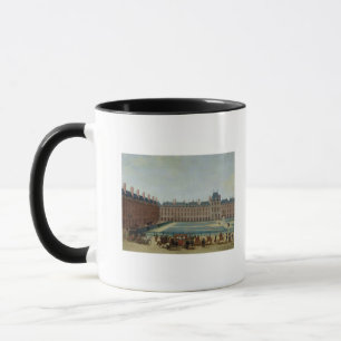 Der Platz Royale mit der königlichen Kutschen, Tasse