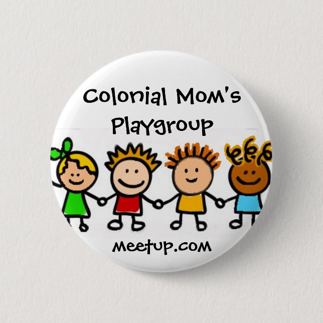 Der Playgroup der KolonialMama Logo-Knopf Button (Vorderseite)