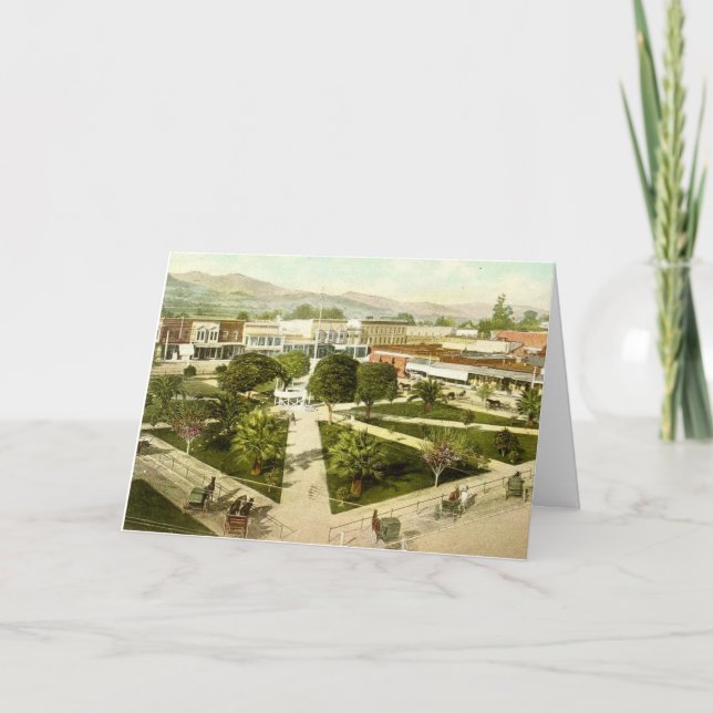 Der Plaza at Healdsburg Card (Vorderseite)