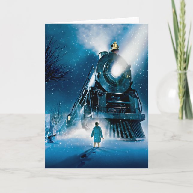 Der Polar Express Pajama Karte (Vorderseite)