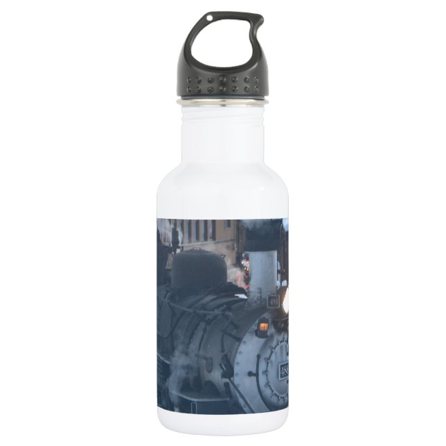 Der polare EilMotor Edelstahlflasche (Vorderseite)