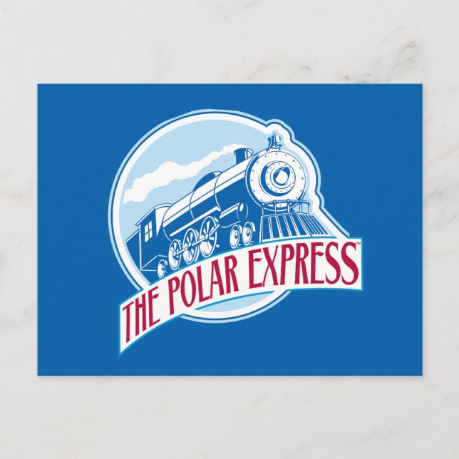 Der Polarexpress | ABZEICHEN Postkarte (Vorderseite)