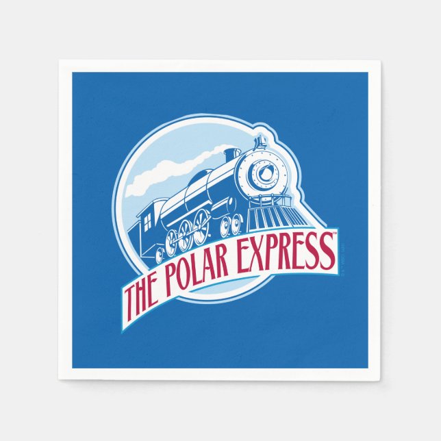 Der Polarexpress | ABZEICHEN Serviette (Vorderseite)