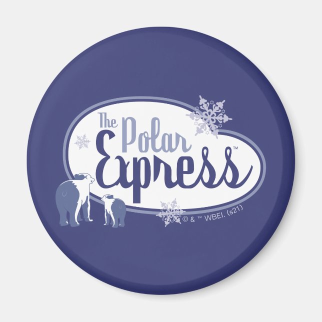 Der Polarexpress | Retro Graphic Magnet (Vorne)
