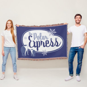 Der Polarexpress Retro Graphic Polar Bears Decke