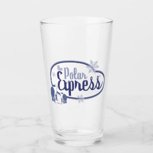 Der Polarexpress Retro Graphic Polar Bears Glas