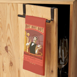 Der Polarexpress | Vintage Schokolade Geschirrtuch