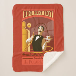 Der Polarexpress Vintage Schokolade Sherpadecke