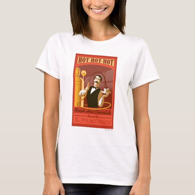 Der Polarexpress | Vintage Schokolade T-Shirt (Vorderseite)